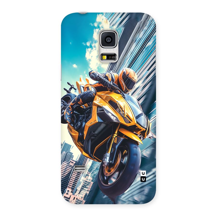 Super Bike Falling Back Case for Galaxy S5 Mini