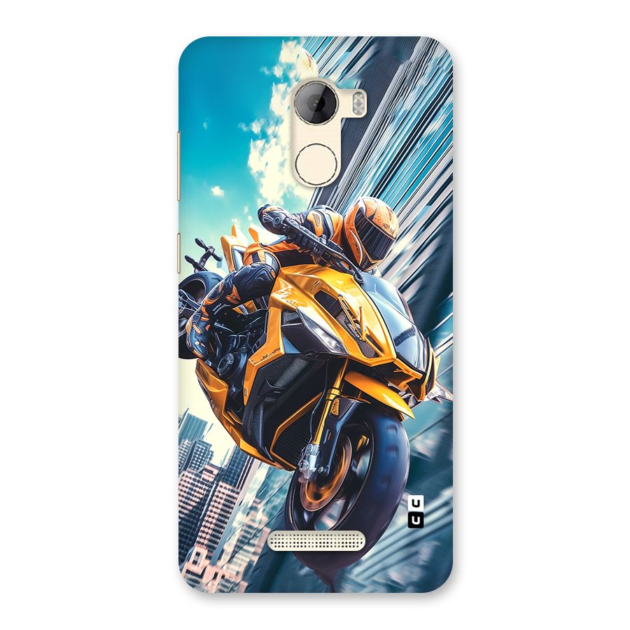 Super Bike Falling Back Case for Gionee A1 LIte