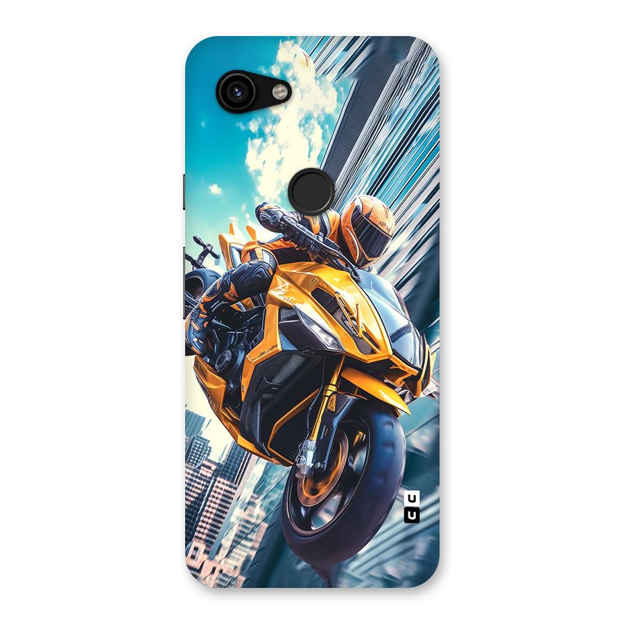 Super Bike Falling Back Case for Google Pixel 3a