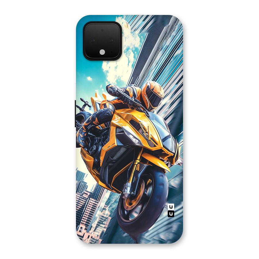 Super Bike Falling Back Case for Google Pixel 4 XL