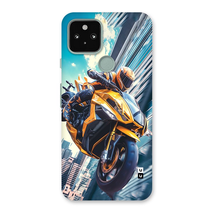 Super Bike Falling Back Case for Google Pixel 5