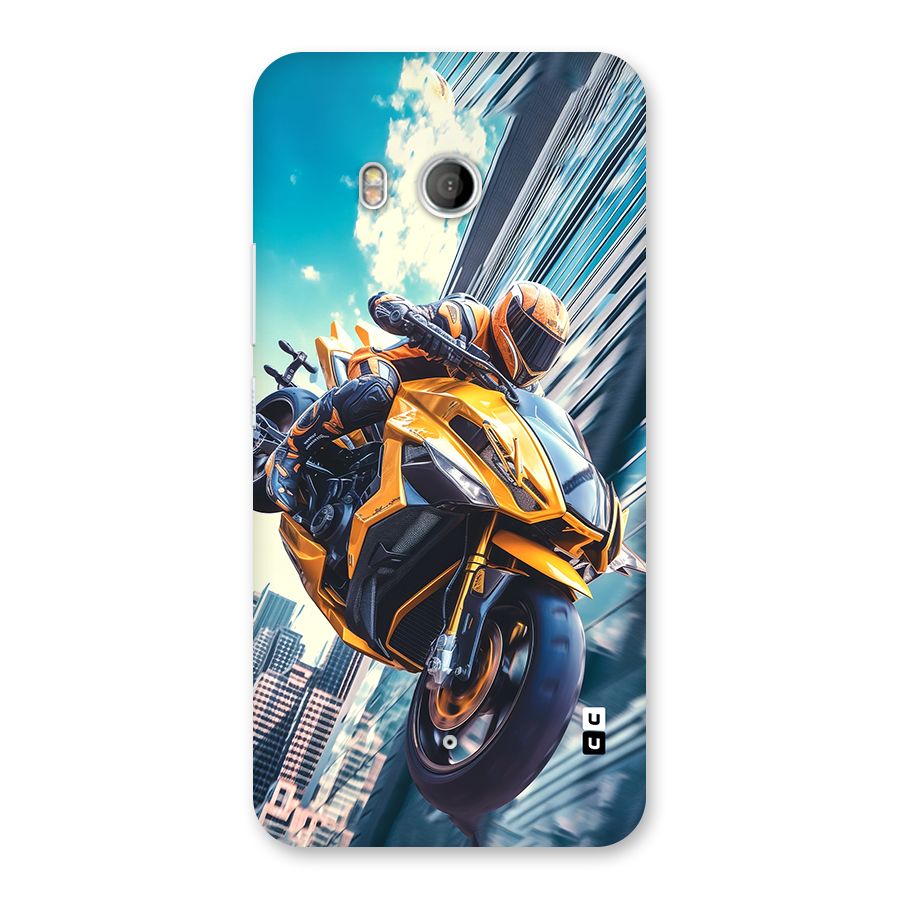 Super Bike Falling Back Case for HTC U11