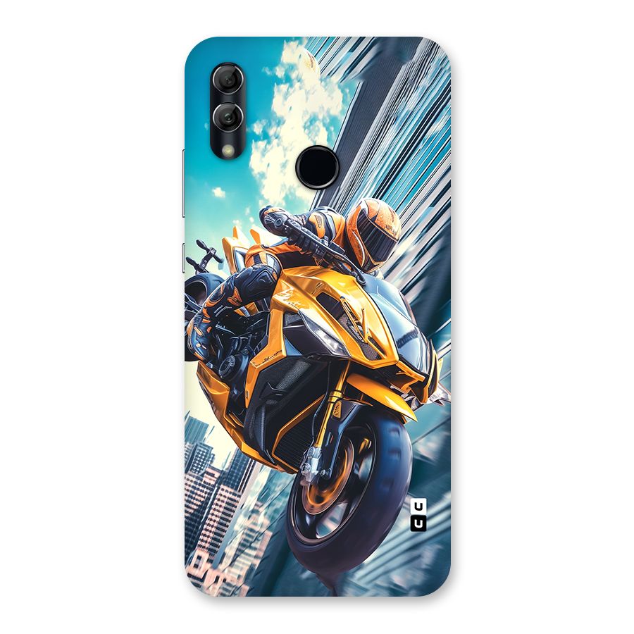 Super Bike Falling Back Case for Honor 10 Lite
