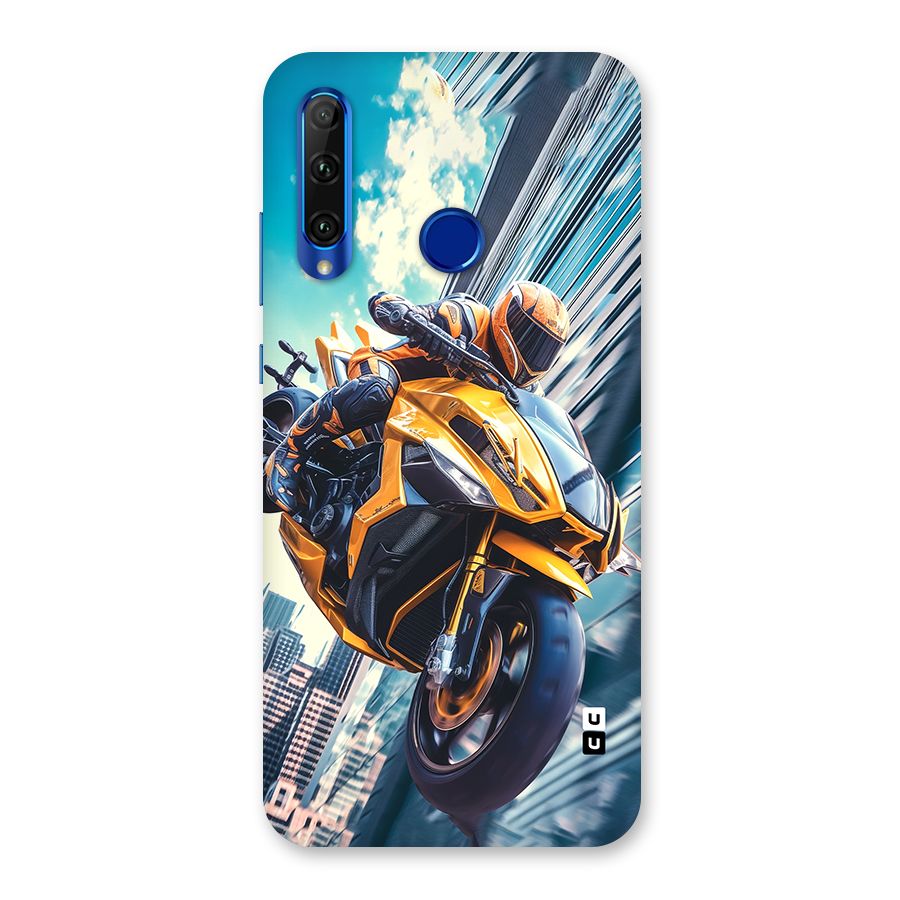 Super Bike Falling Back Case for Honor 20i