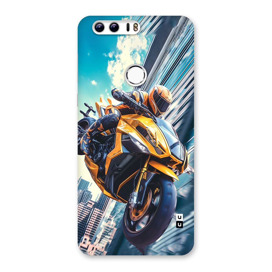 Super Bike Falling Back Case for Honor 8