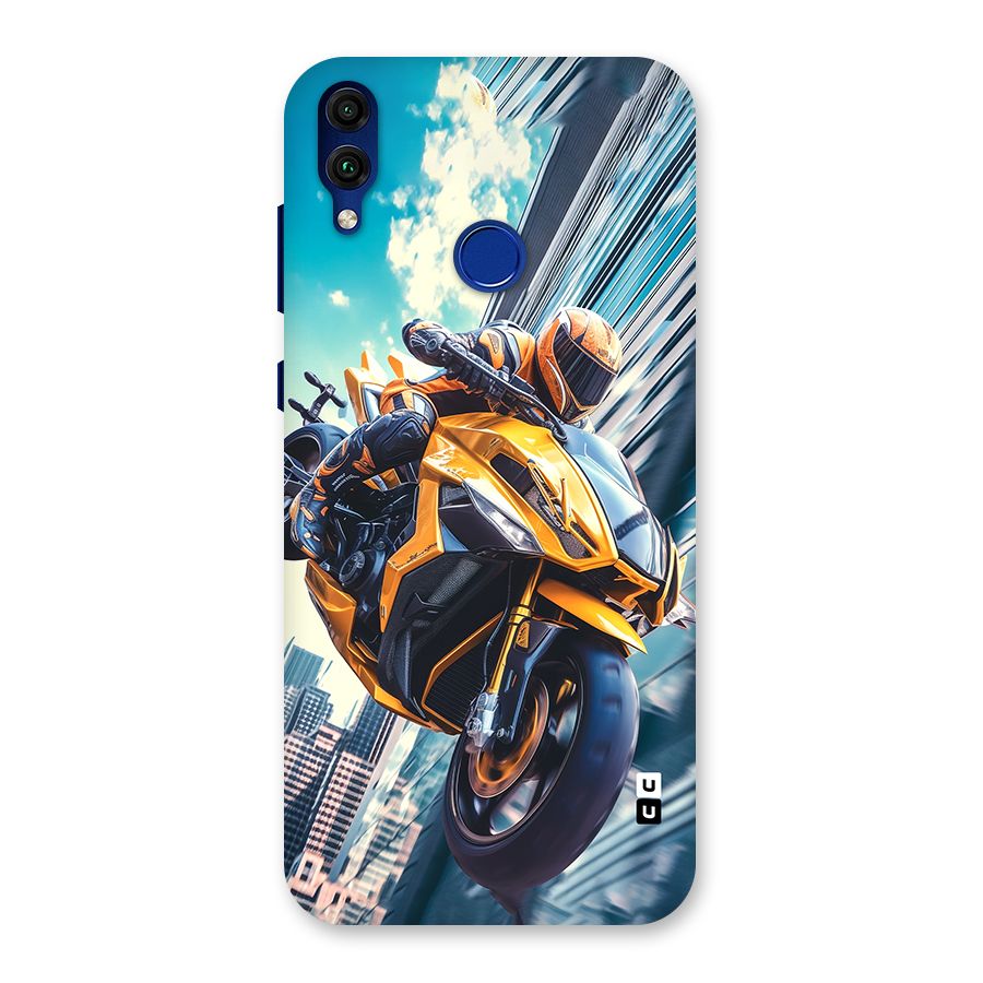 Super Bike Falling Back Case for Honor 8C
