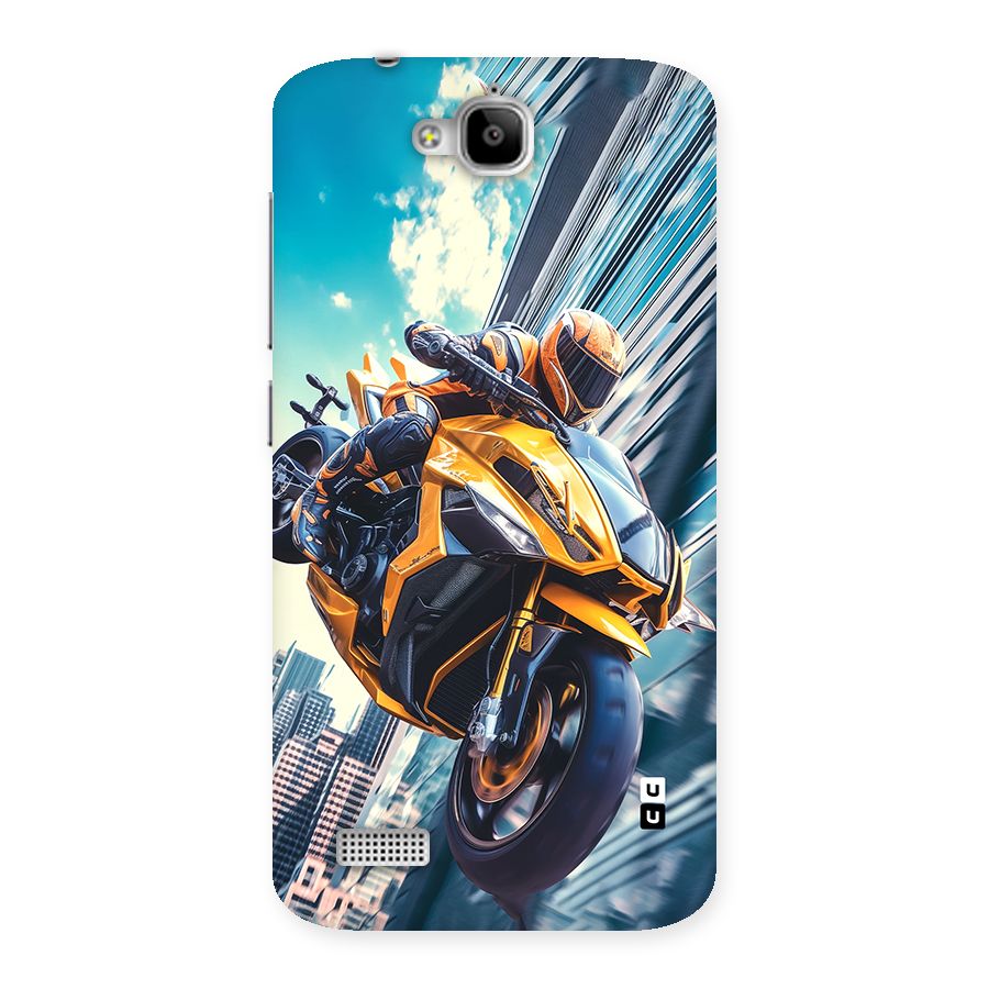 Super Bike Falling Back Case for Honor Holly