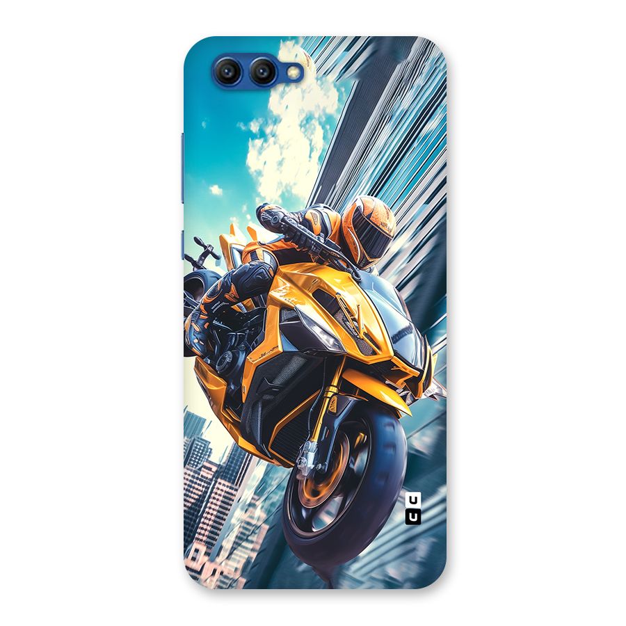 Super Bike Falling Back Case for Honor View 10