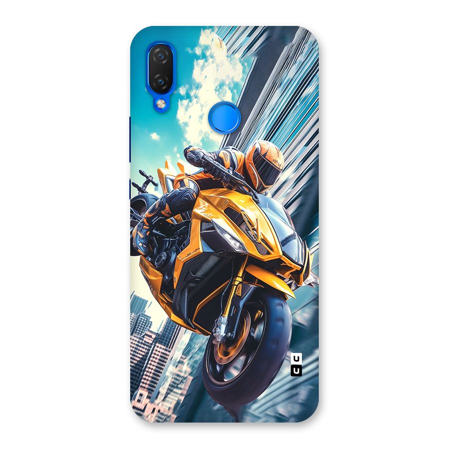 Super Bike Falling Back Case for Huawei P Smart+