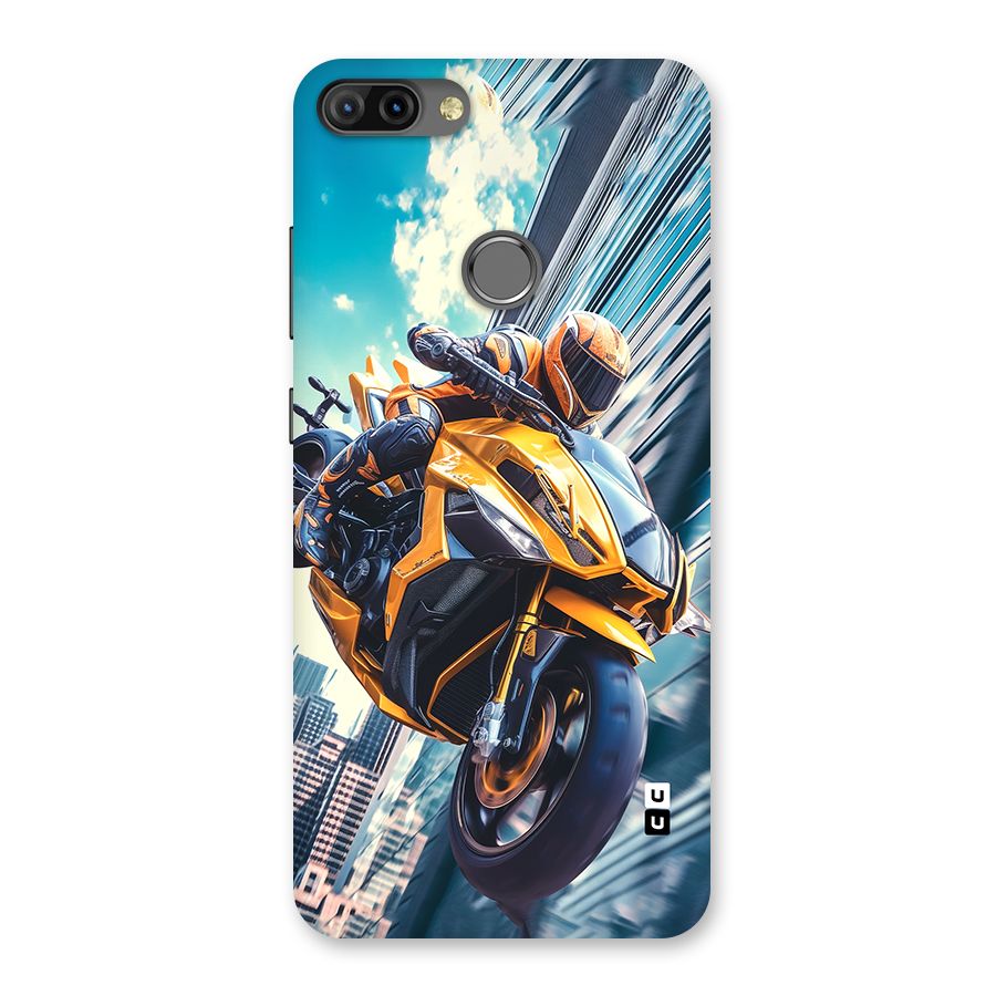 Super Bike Falling Back Case for Infinix Hot 6 Pro