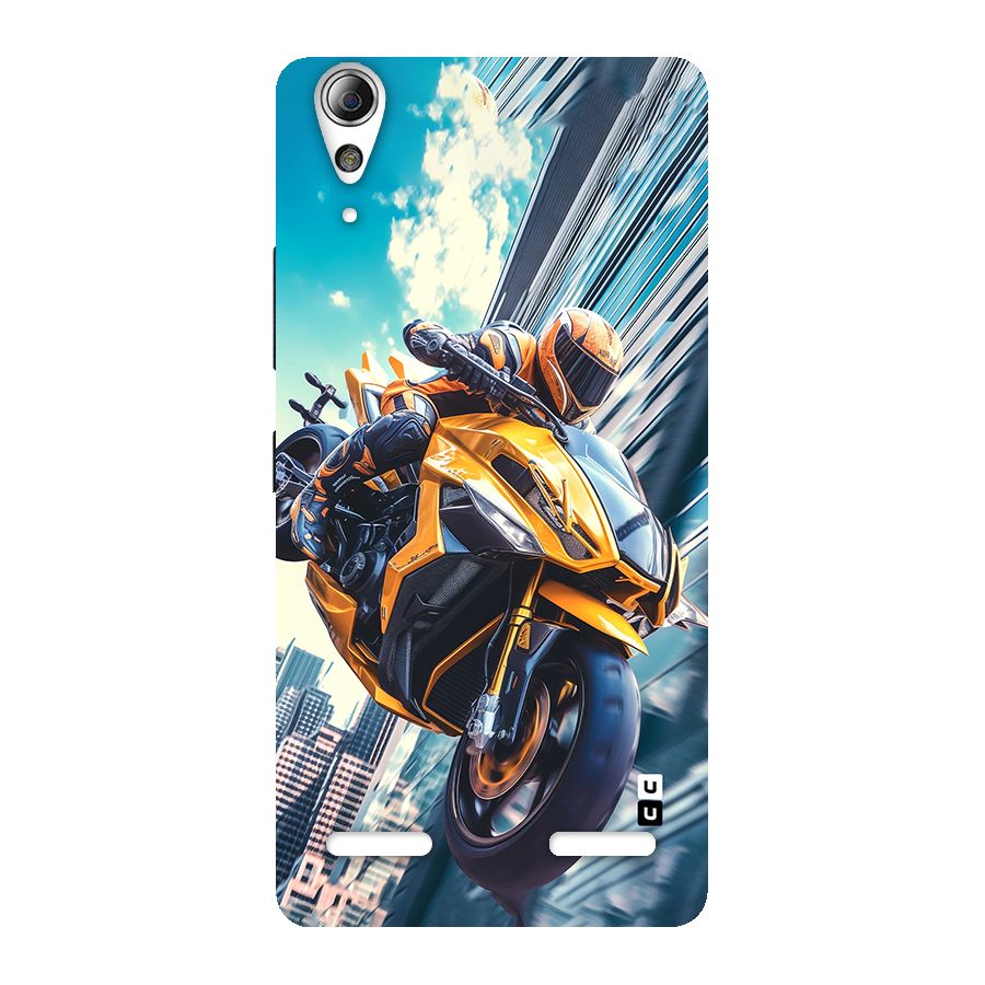 Super Bike Falling Back Case for Lenovo A6000