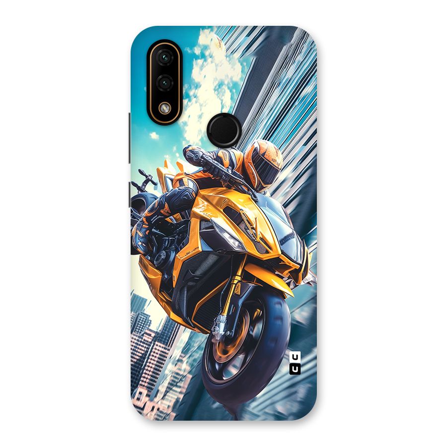 Super Bike Falling Back Case for Lenovo A6 Note