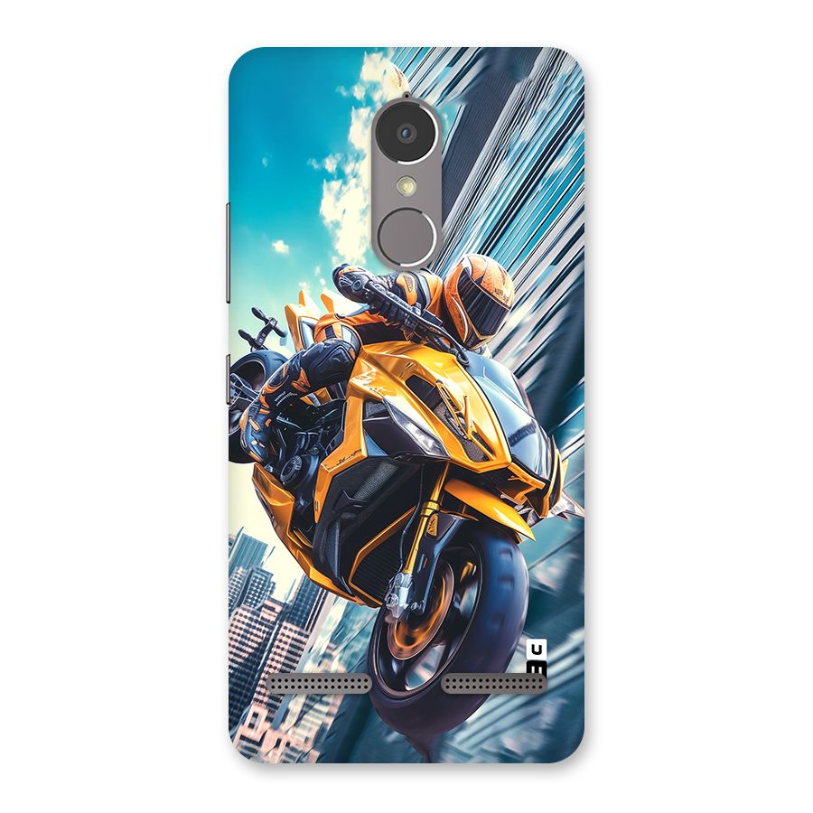 Super Bike Falling Back Case for Lenovo K6 Power