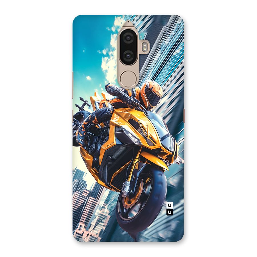 Super Bike Falling Back Case for Lenovo K8 Note