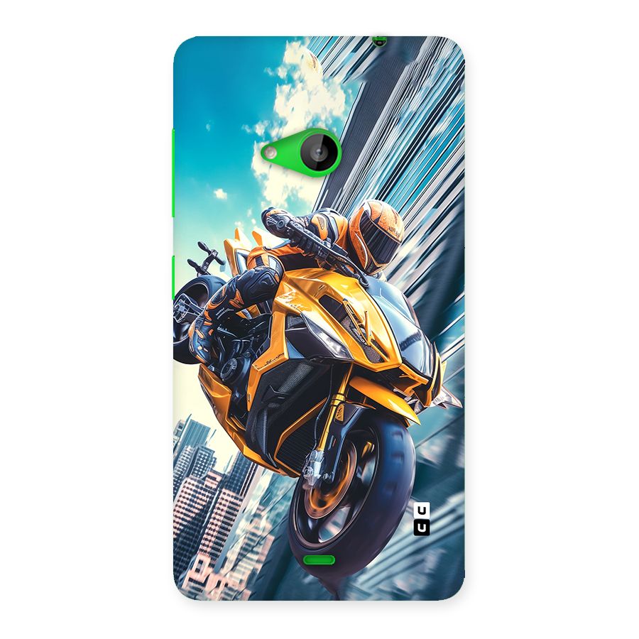 Super Bike Falling Back Case for Lumia 535