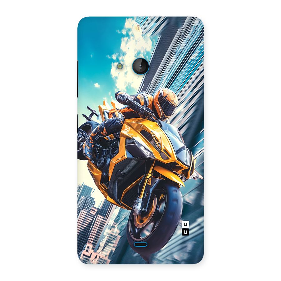 Super Bike Falling Back Case for Lumia 540