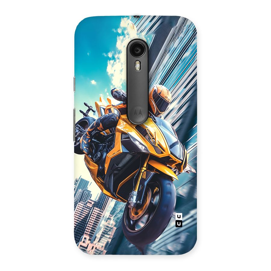Super Bike Falling Back Case for Moto G3