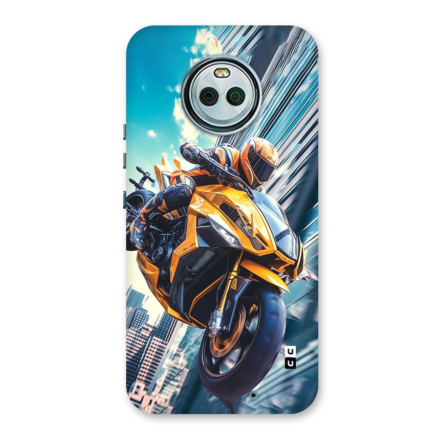 Super Bike Falling Back Case for Moto X4