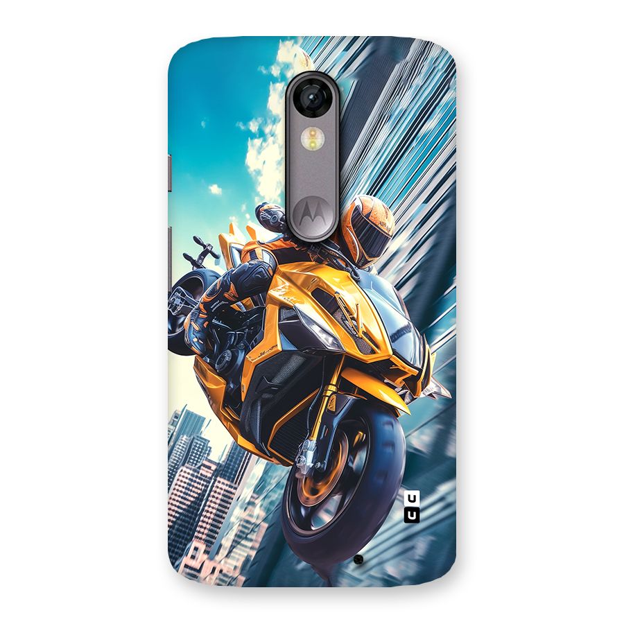 Super Bike Falling Back Case for Moto X Force