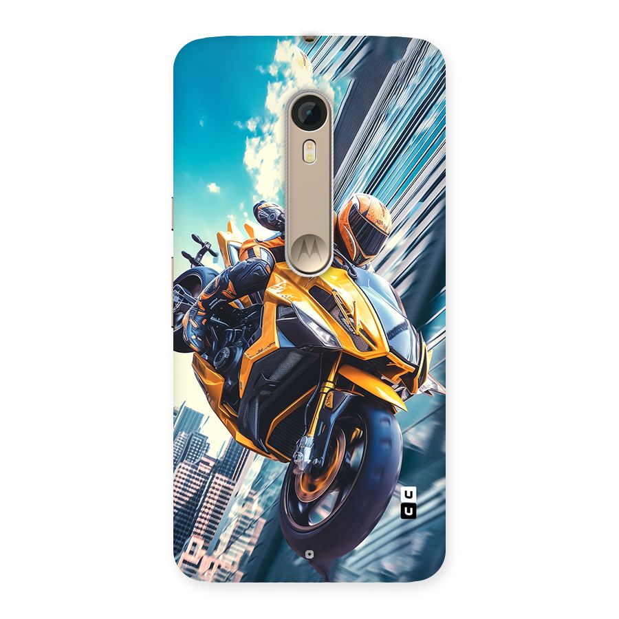 Super Bike Falling Back Case for Moto X Style
