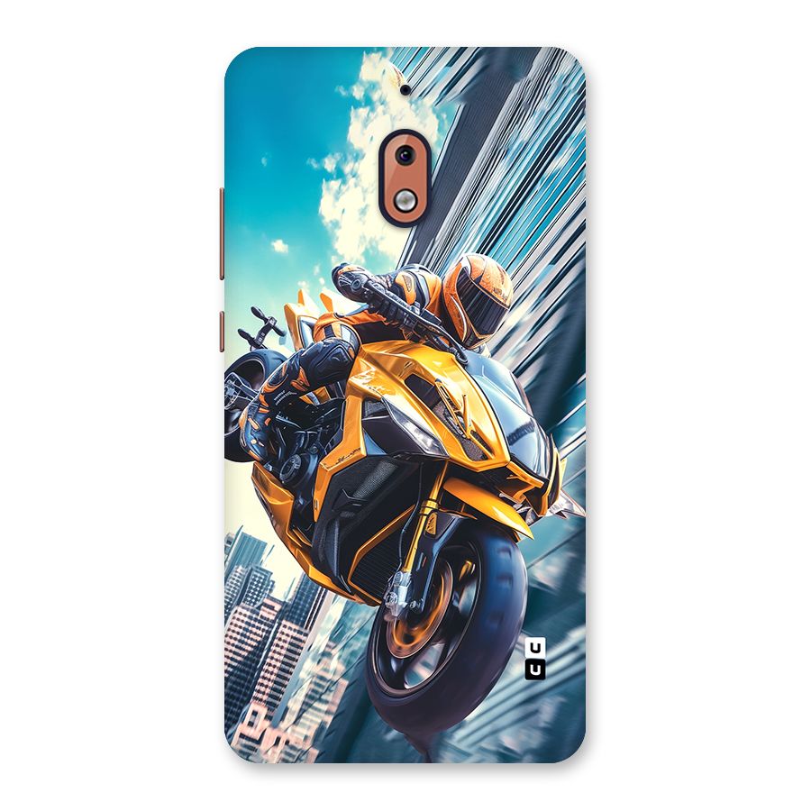 Super Bike Falling Back Case for Nokia 2.1