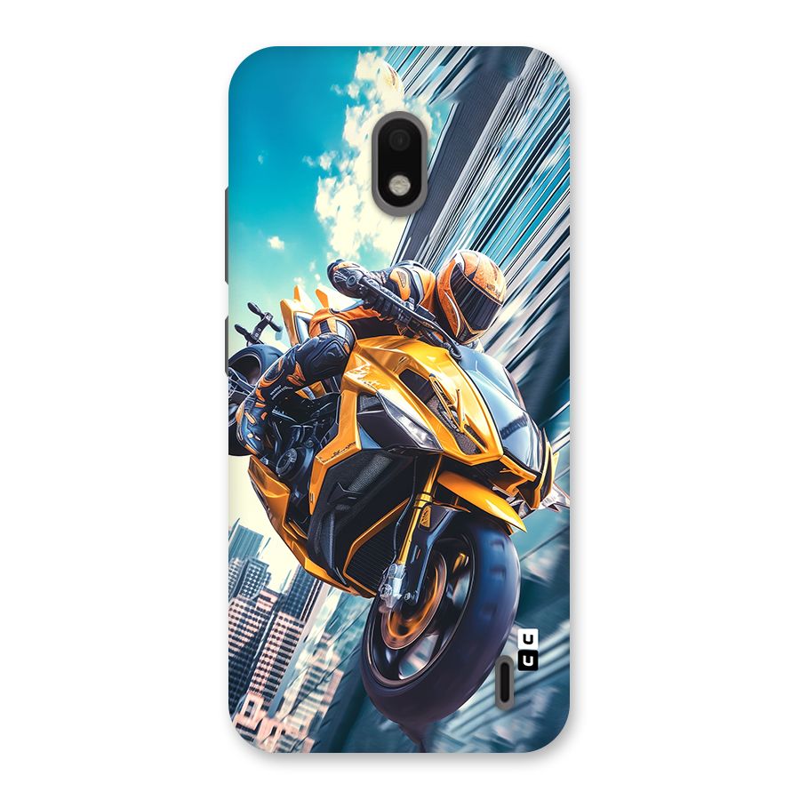 Super Bike Falling Back Case for Nokia 2.2