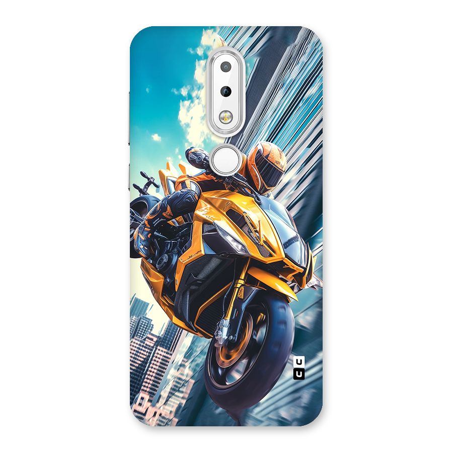 Super Bike Falling Back Case for Nokia 6.1 Plus