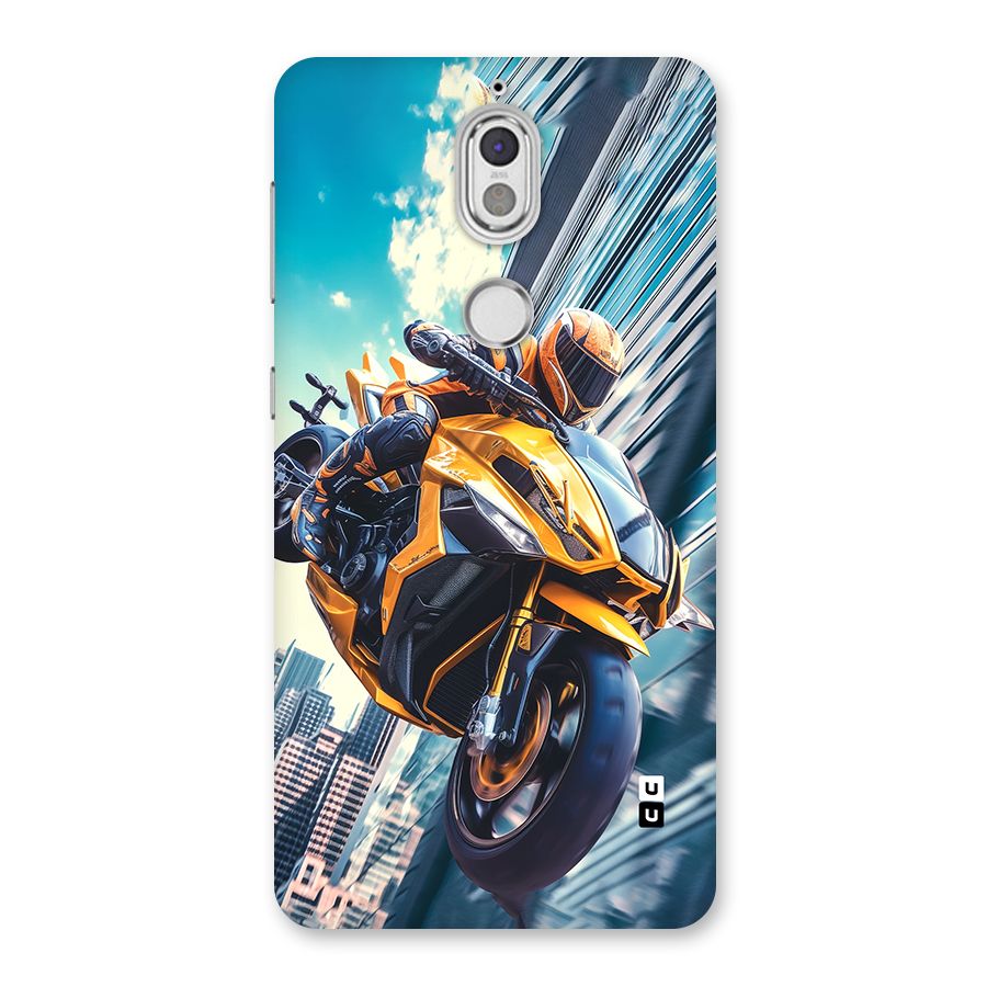 Super Bike Falling Back Case for Nokia 7
