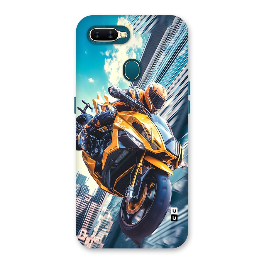 Super Bike Falling Back Case for Oppo A12