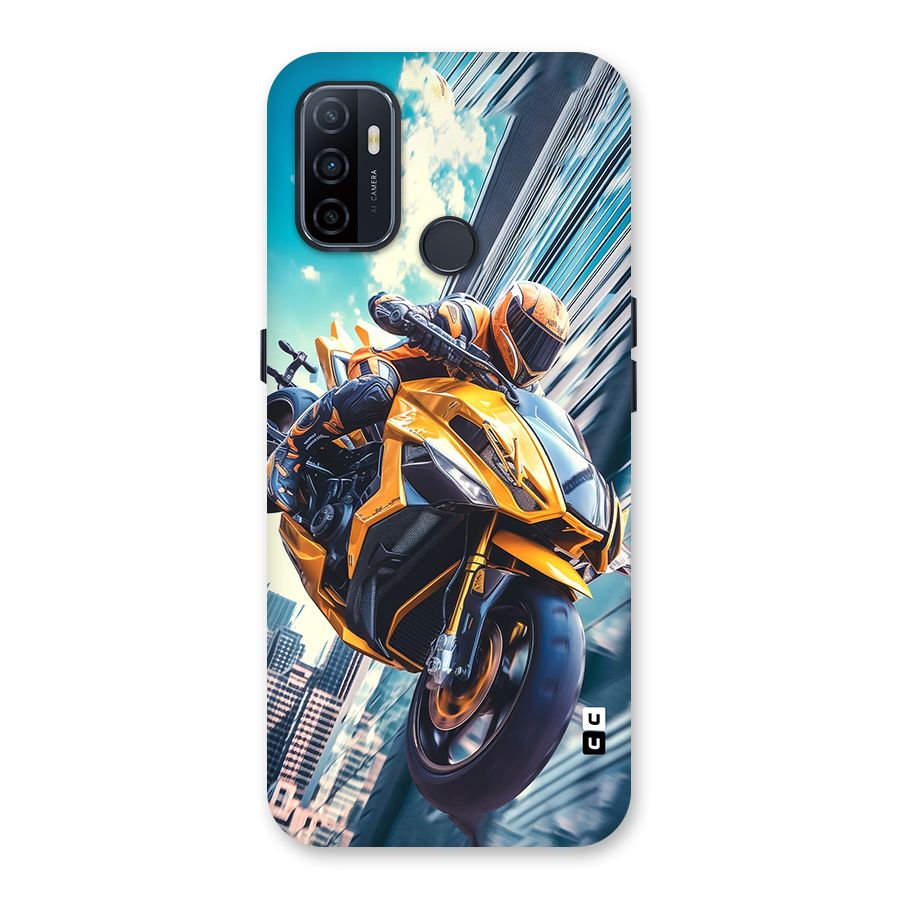 Super Bike Falling Back Case for Oppo A32