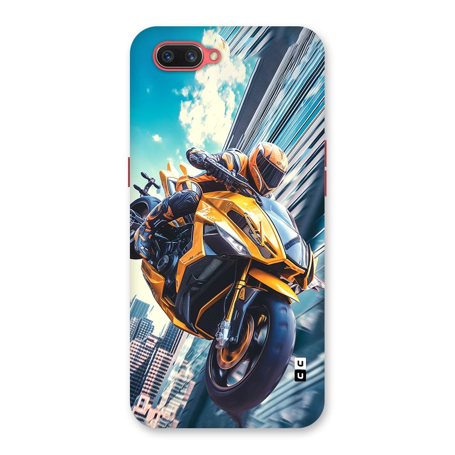 Super Bike Falling Back Case for Oppo A3s