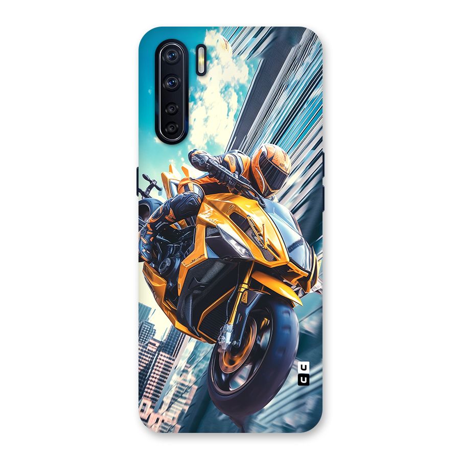 Super Bike Falling Back Case for Oppo F15