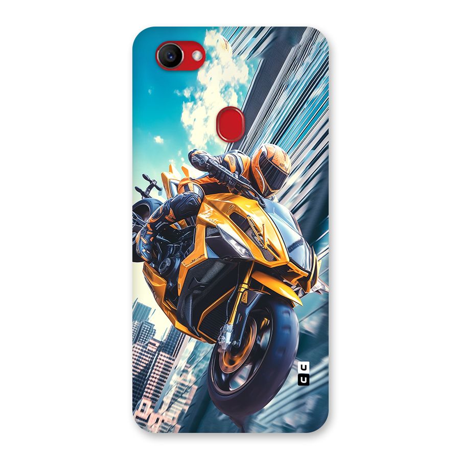 Super Bike Falling Back Case for Oppo F7