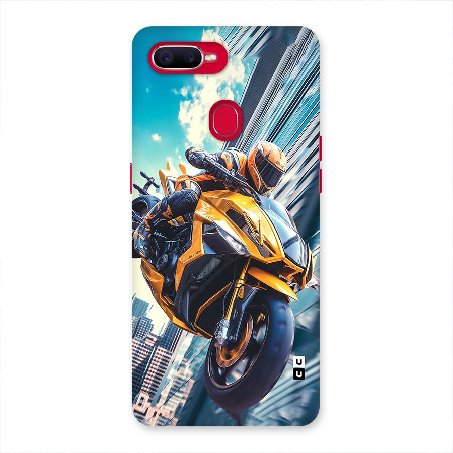 Super Bike Falling Back Case for Oppo F9 Pro