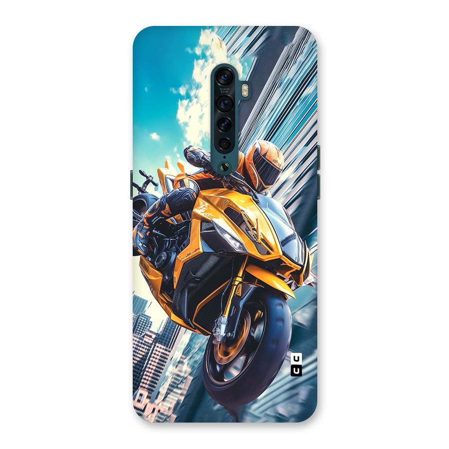 Super Bike Falling Back Case for Oppo Reno2