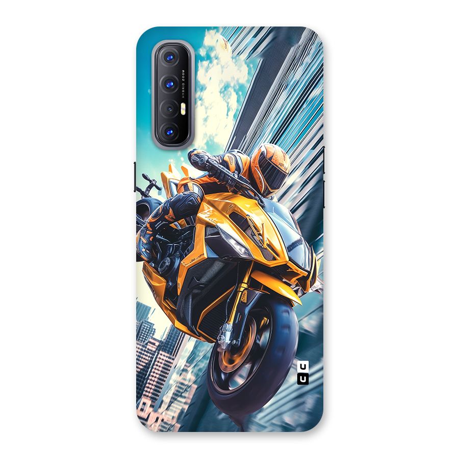 Super Bike Falling Back Case for Oppo Reno3 Pro
