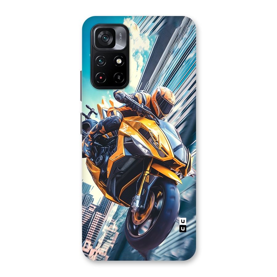 Super Bike Falling Back Case for Poco M4 Pro 5G