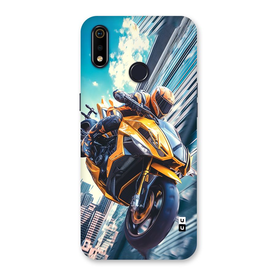 Super Bike Falling Back Case for Realme 3i