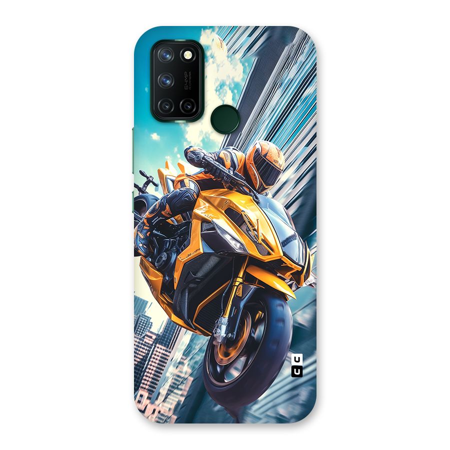 Super Bike Falling Back Case for Realme 7i