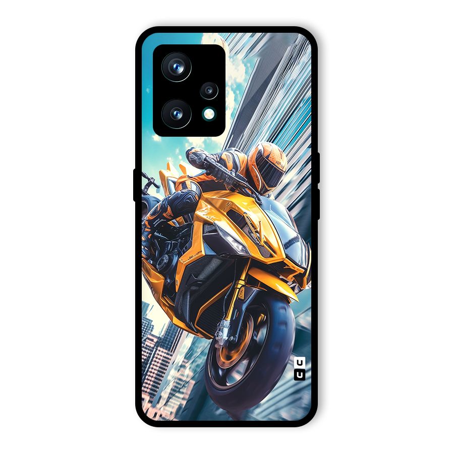 Super Bike Falling Back Case for Realme 9