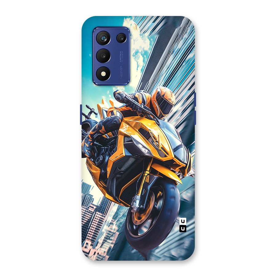 Super Bike Falling Back Case for Realme 9 5G Speed