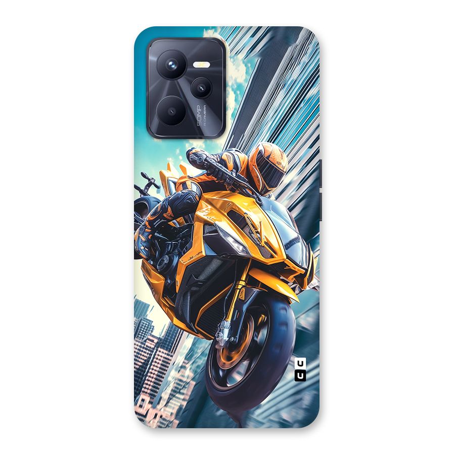 Super Bike Falling Back Case for Realme C35