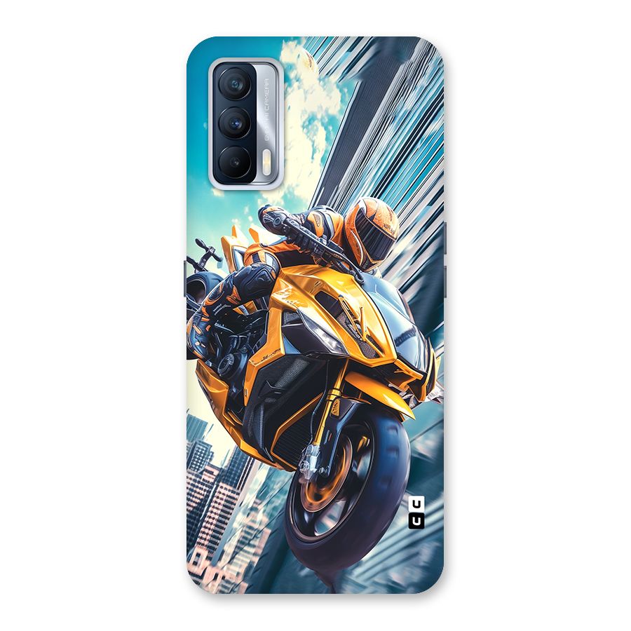 Super Bike Falling Back Case for Realme X7