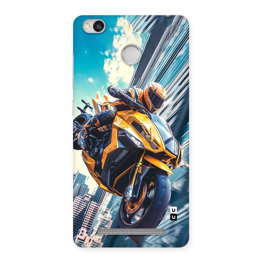 Super Bike Falling Back Case for Redmi 3S Prime