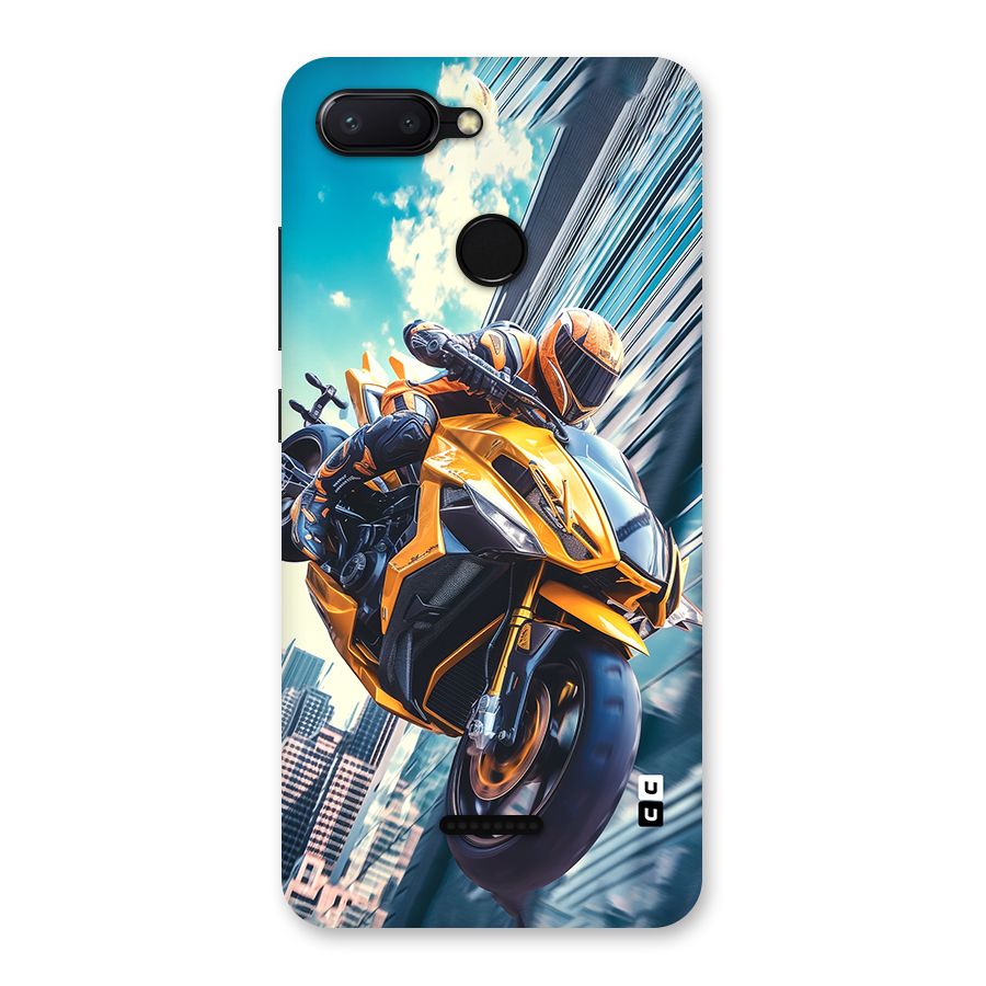Super Bike Falling Back Case for Redmi 6