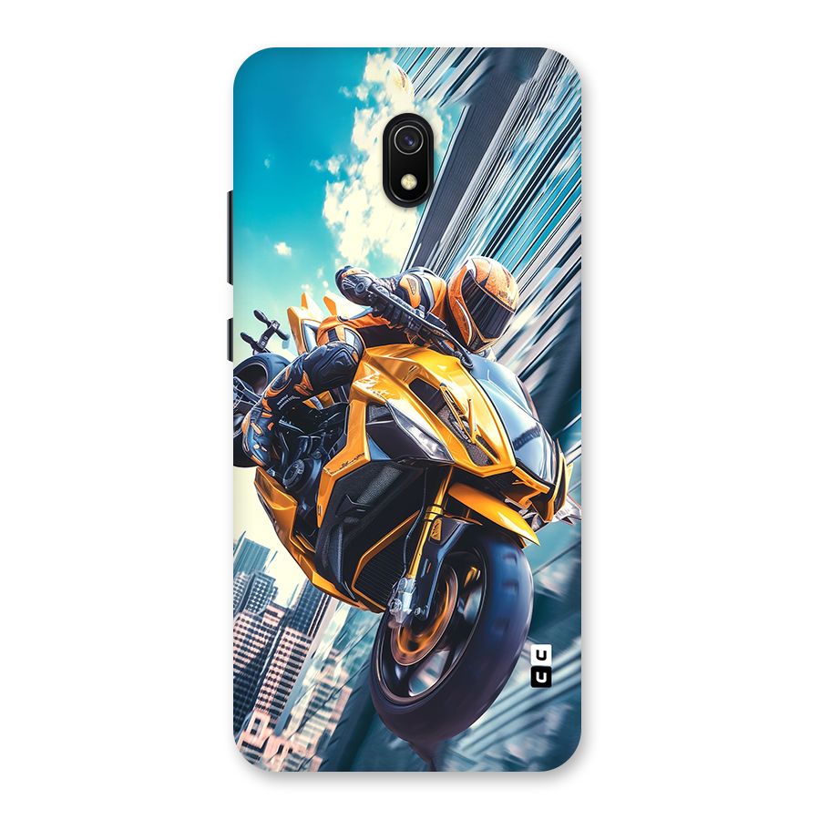 Super Bike Falling Back Case for Redmi 8A