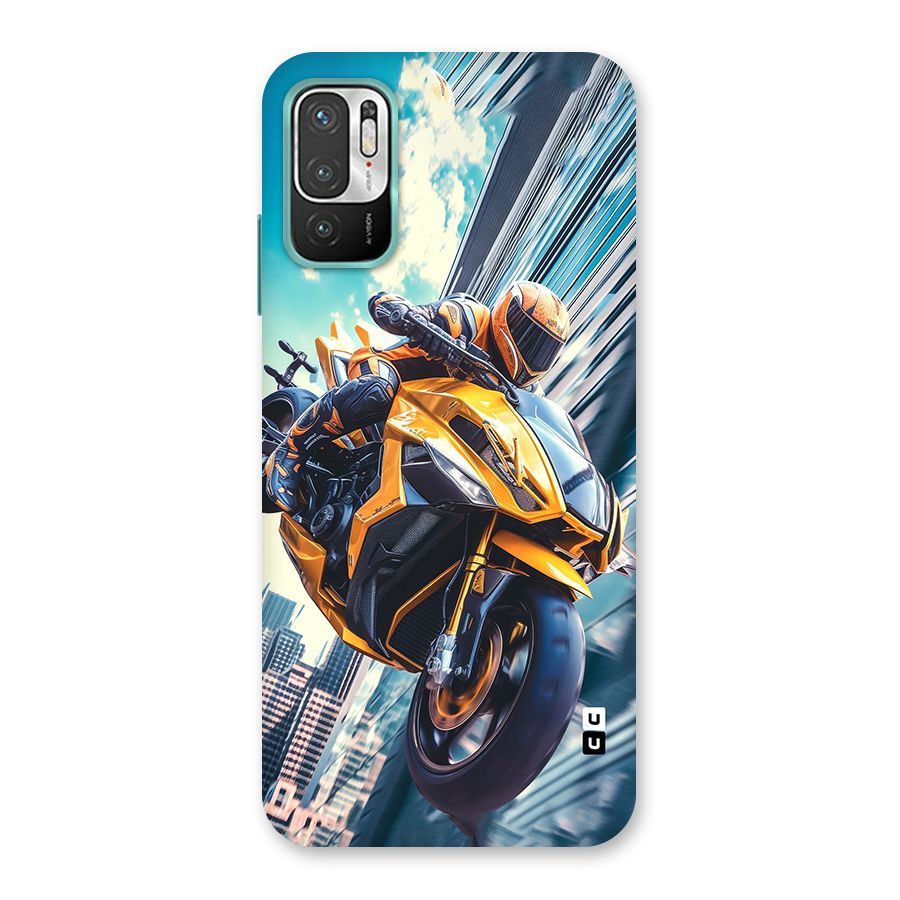 Super Bike Falling Back Case for Redmi Note 10T 5G