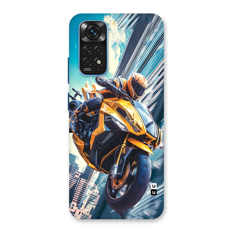 Super Bike Falling Back Case for Redmi Note 11S