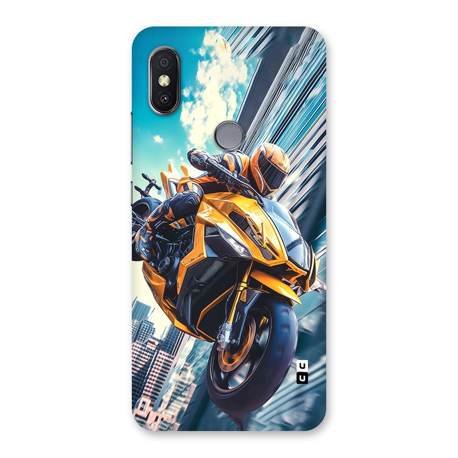 Super Bike Falling Back Case for Redmi Y2