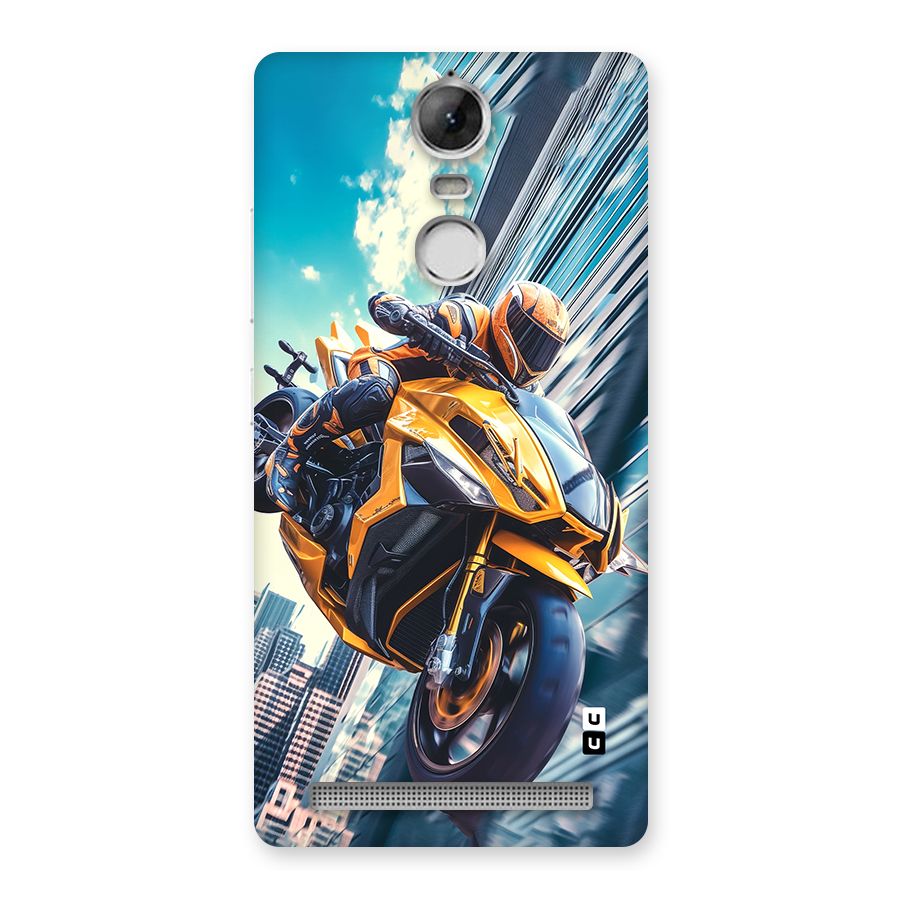 Super Bike Falling Back Case for Vibe K5 Note